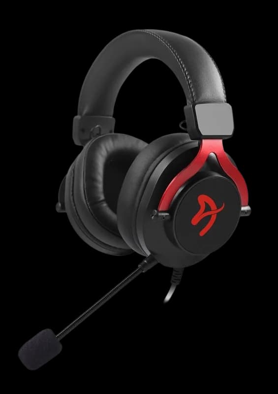 Arozzi Aria Gaming Headset, Black & Red - view 1 of 1