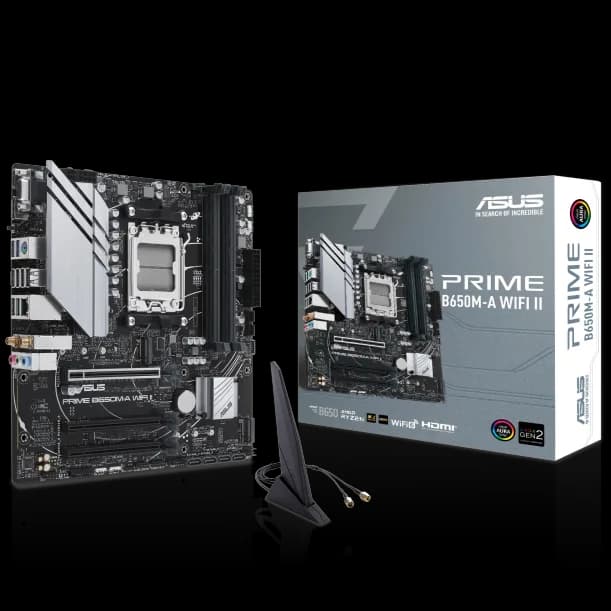 ASUS PRIME B650M-A II Micro-ATX Motherboard - view 1 of 1