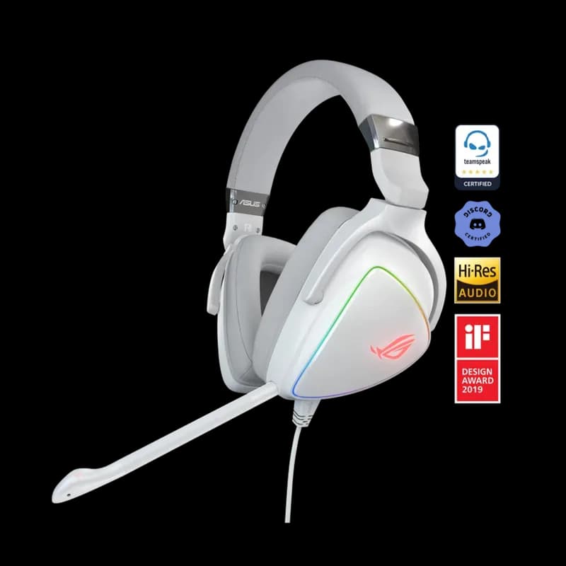 ASUS ROG Delta RGB USB-C Gaming Headset (White) - view 1 of 1
