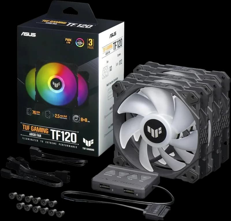 ASUS TUF Gaming TF120 ARGB Fans - view 1 of 1