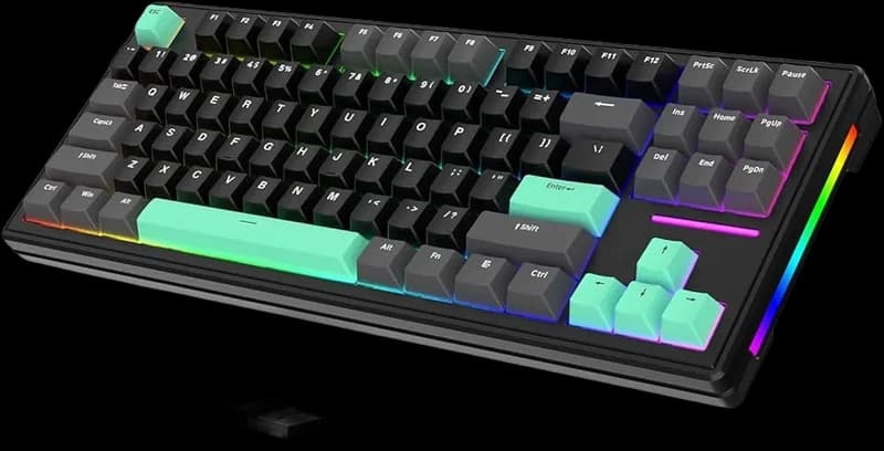 ATTACK SHARK M87 75% Wireless Mechanical Keyboard – Black Green - view 1 of 1