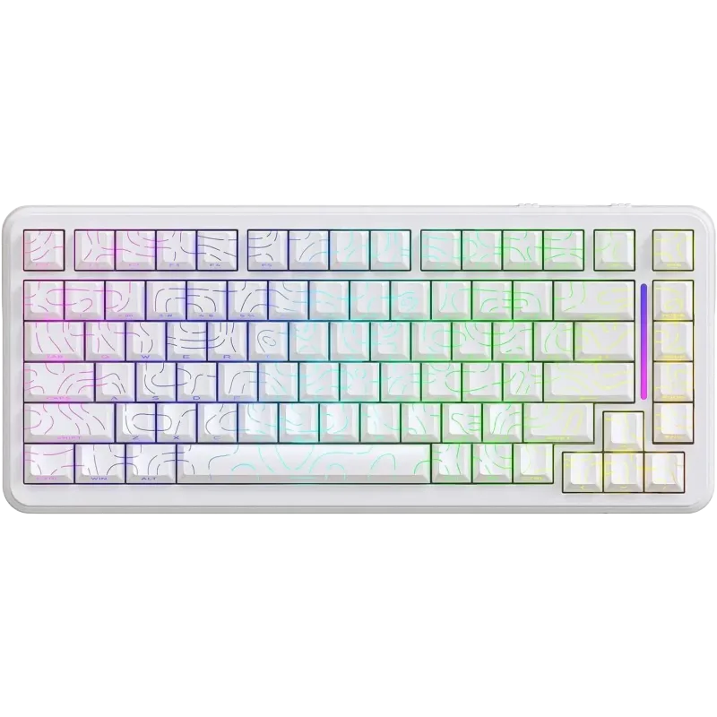 Attack Shark X82 Pro HE Wireless RGB Mechanical Keyboard - White Theme - view 1 of 1
