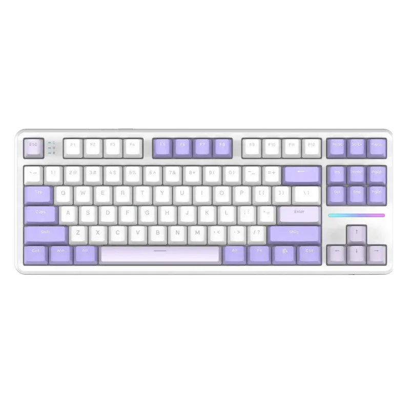 ATTACK SHARK X87 Tri-mode Mechanical Keyboard - Twilight Purple - view 1 of 1