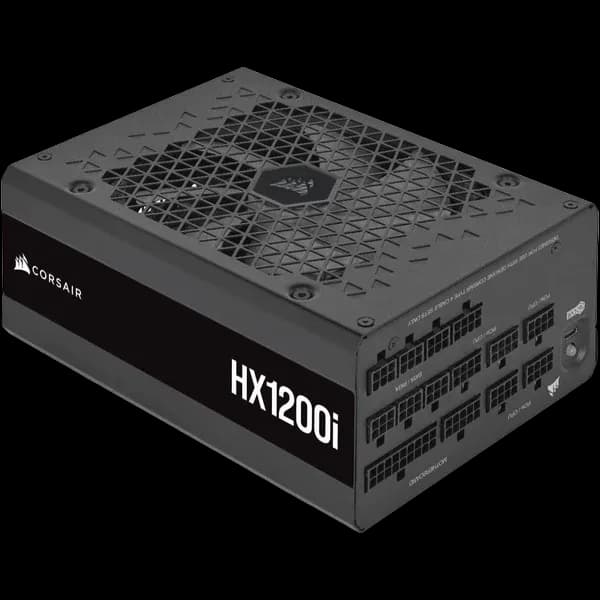 CORSAIR HX1200i Ultra-Low Noise 1200W 80+ Platinum PSU - view 1 of 1