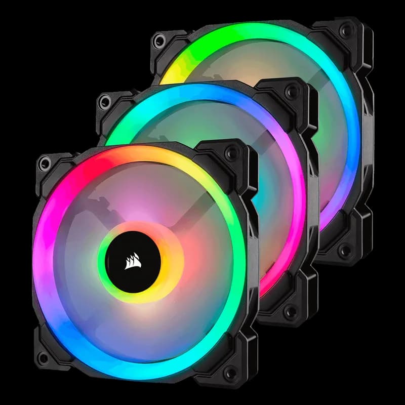 Corsair LL120 RGB 120mm Dual Light Loop RGB LED PWM Fan - view 1 of 1