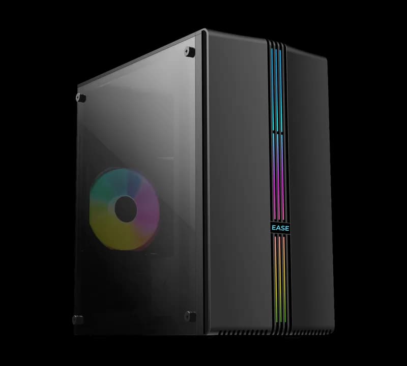 EASE EM123B Mid-Tower RGB M-ATX Casing - view 1 of 1