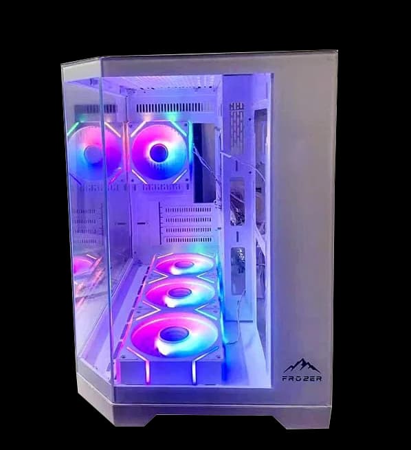 FROZER Dreamer ATX Mid-Tower ARGB Gaming Casing - White - view 1 of 1