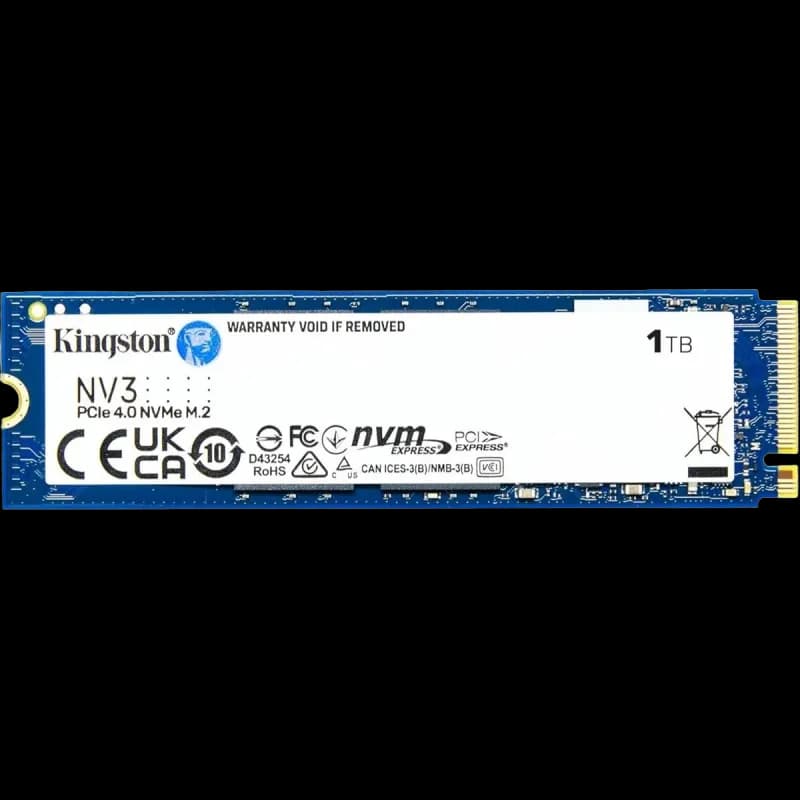 Kingston NV3 Gen4 M.2 NVMe SSD - view 1 of 3
