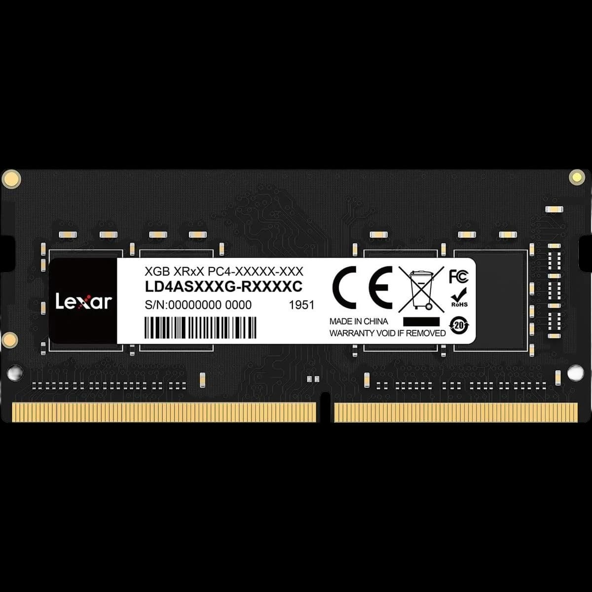 Lexar 16GB DDR4 3200MHz C22 SODIMM Laptop Memory - view 1 of 1