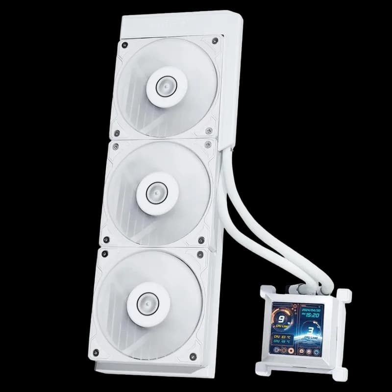Lian Li Hydro Shift 360mm 2.88” IPS LCD AIO Cooler - White - view 1 of 1