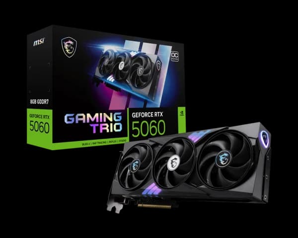 MSI GeForce RTX 5060 8G GAMING TRIO OC Graphic Card - view 1 of 1