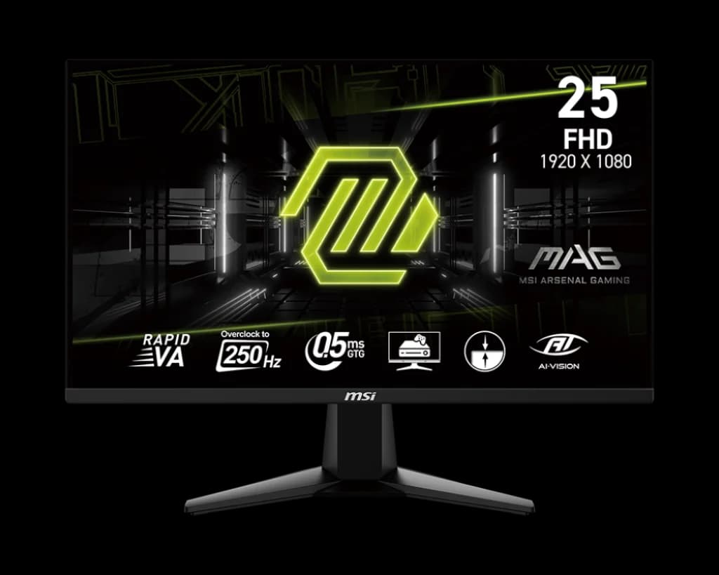 MSI MAG 255XFV 25" FHD 250Hz Rapid VA Gaming Monitor - view 1 of 1