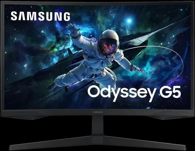 Samsung Odyssey G55C 27-inch QHD 165Hz Curved Gaming Monitor - view 1 of 1