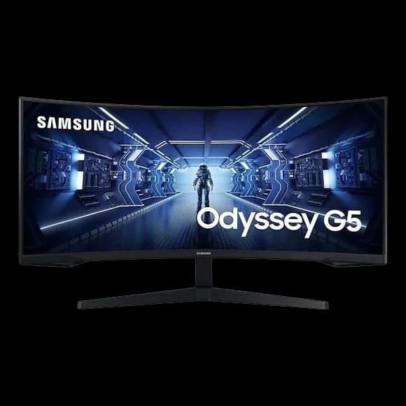 Samsung Odyssey G55T 34-inch WQHD 165Hz Curved Gaming Monitor - view 1 of 1
