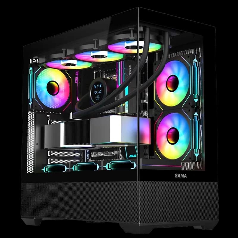 SAMA Neview SV02 ATX Mid Tower Gaming Chassis - view 1 of 2
