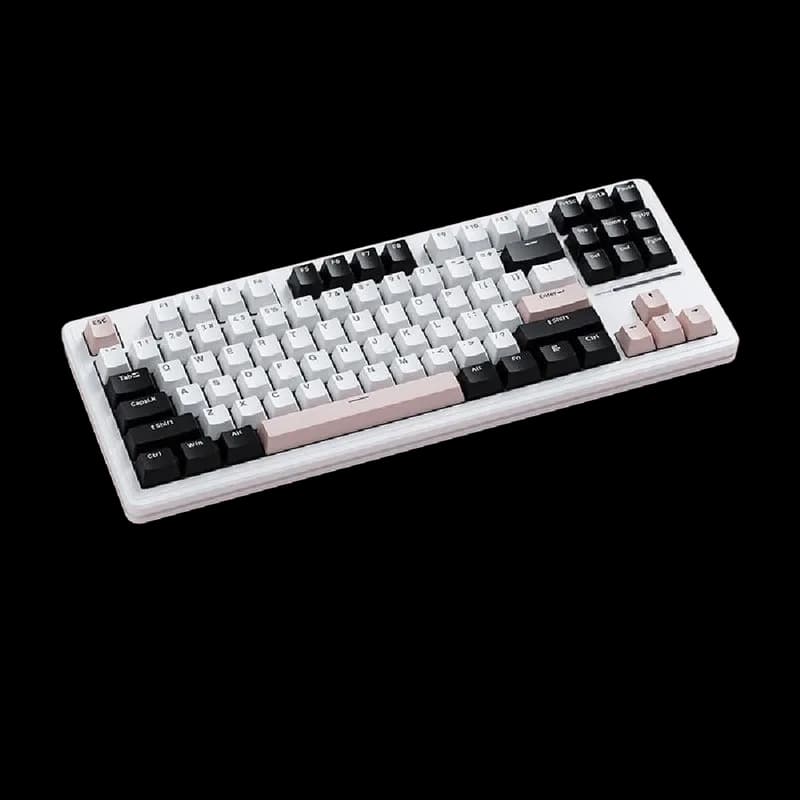 SAMA XINMENG M87 Pro V2 Mechanical Keyboard - White Pink - Rocket Racoon - view 1 of 1