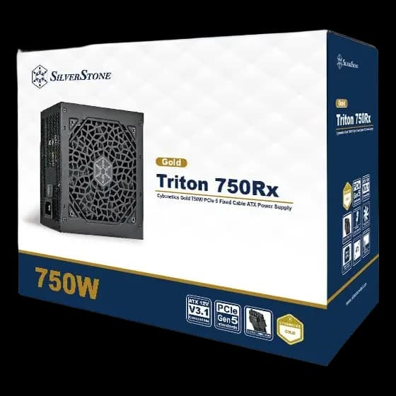 SilverStone Triton 750RX 80 PLUS Gold ATX 3.1 PSU - view 1 of 1