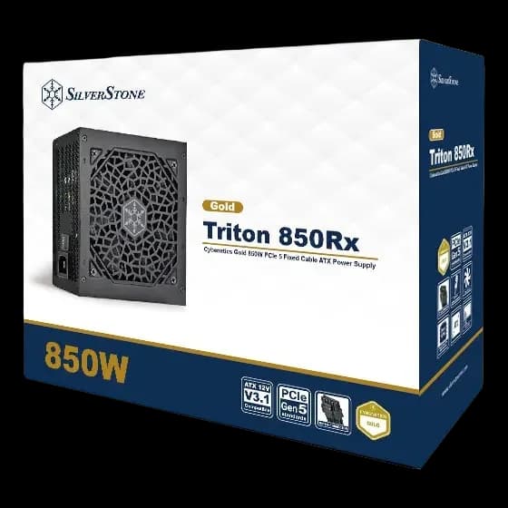 SilverStone Triton 850RX 80 PLUS Gold ATX 3.1 PSU - view 1 of 1