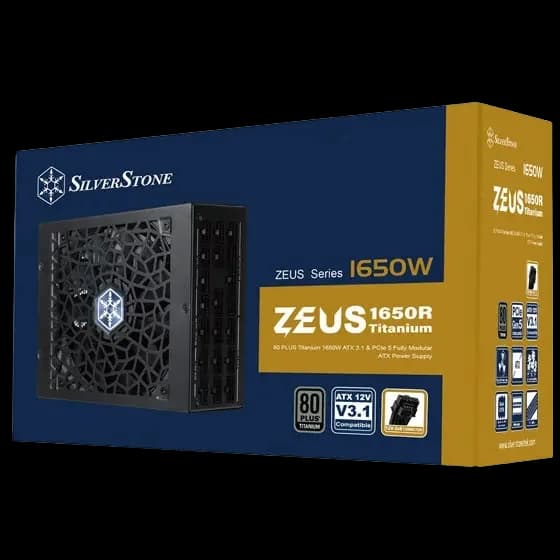 SilverStone Zeus 1650R 80 Plus Titanium 1650W ATX 3.1 PSU - view 1 of 1