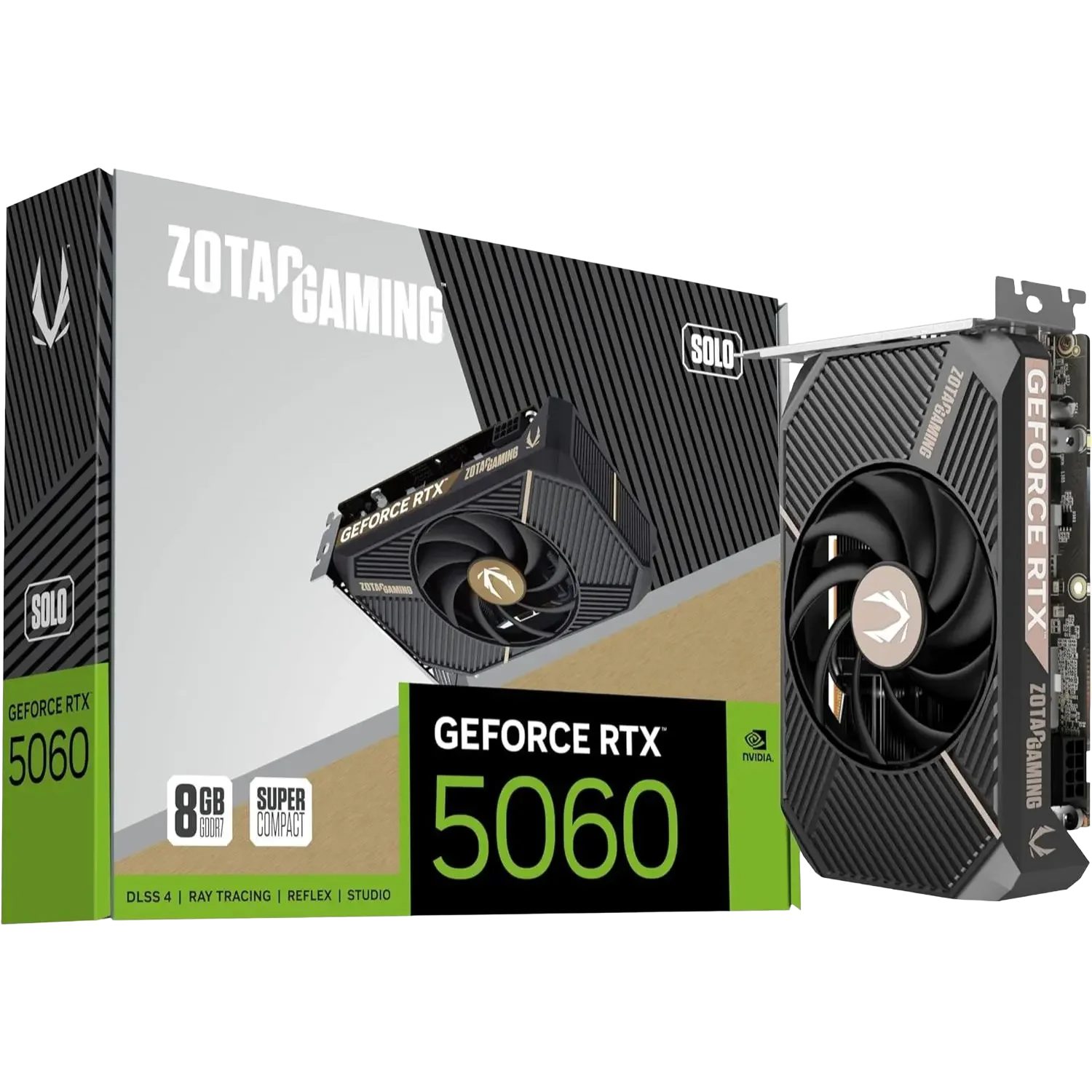 Zotac Gaming GeForce RTX 5060 Solo 8GB Graphic Card - view 1 of 1